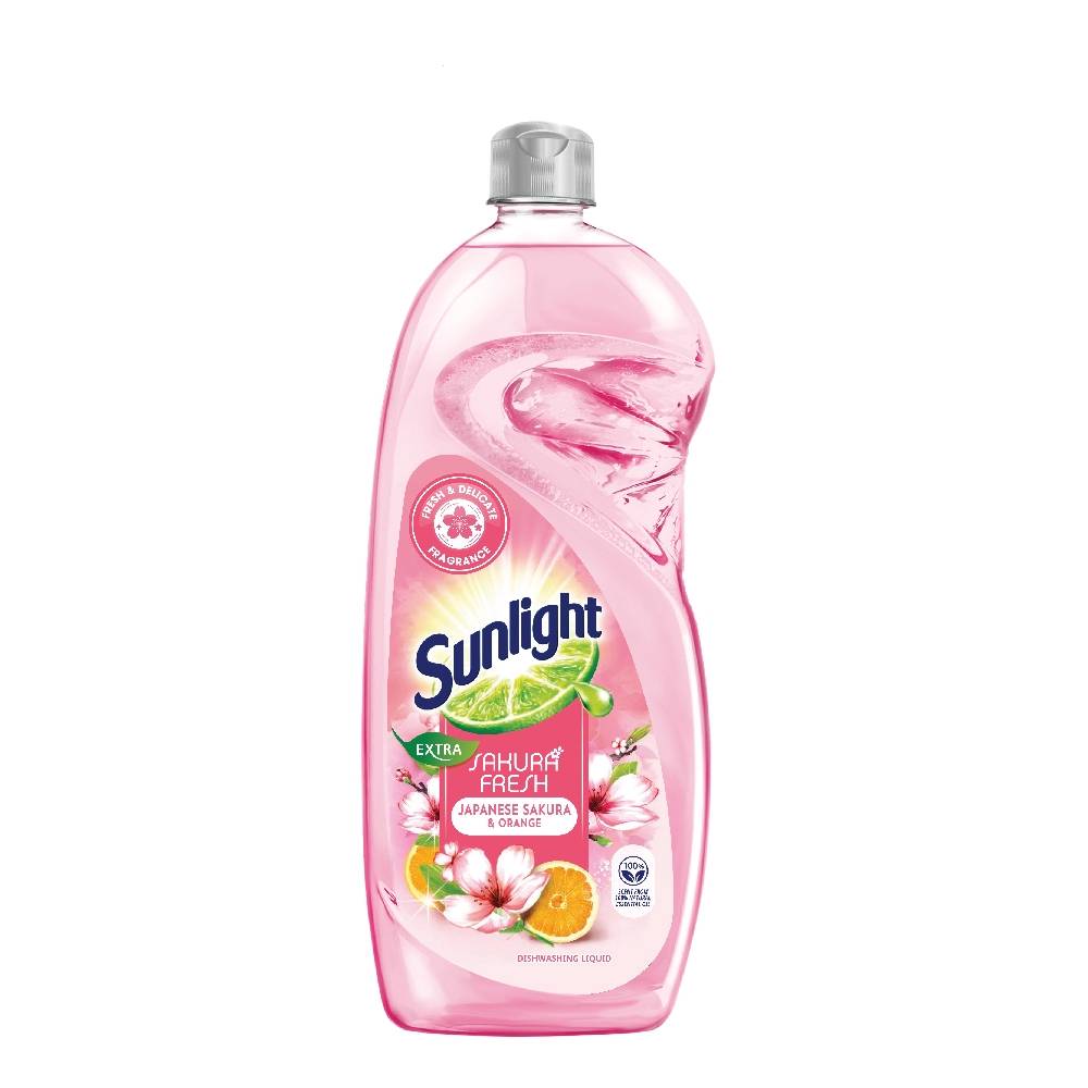 Sunlight Dishwashing Liquid Sakura Fresh 900Ml