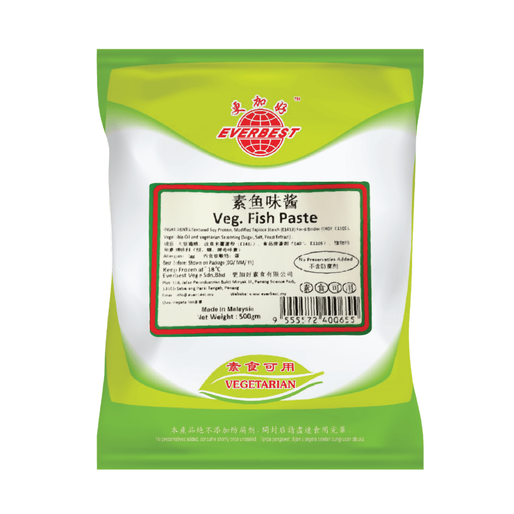 Ever Best Veg. Fish Paste 500G 更加好素鱼味酱