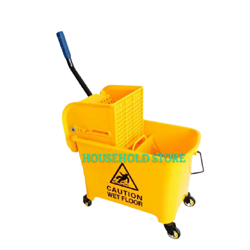 20L Mop Cart Wriger Mop Pail With Wheel Mop Bucket