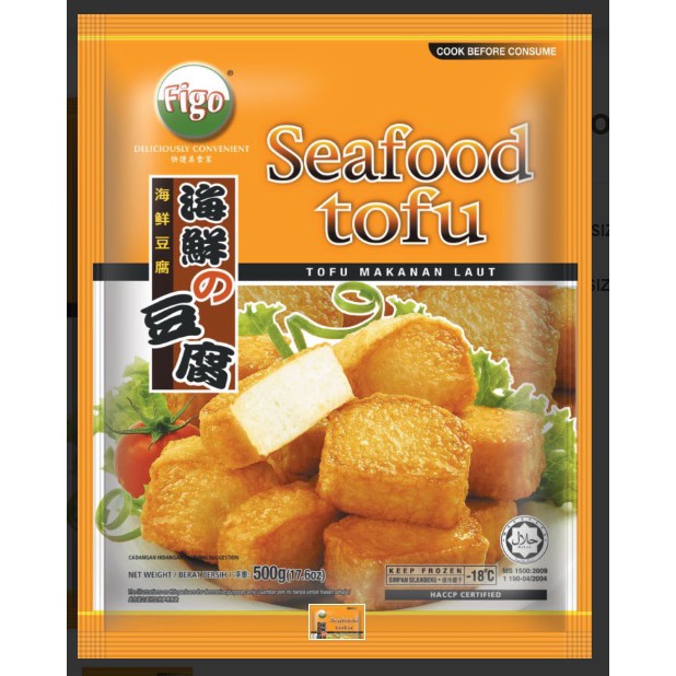 Figo seafood tofu (half moon) 500g 海鲜豆腐 frozen