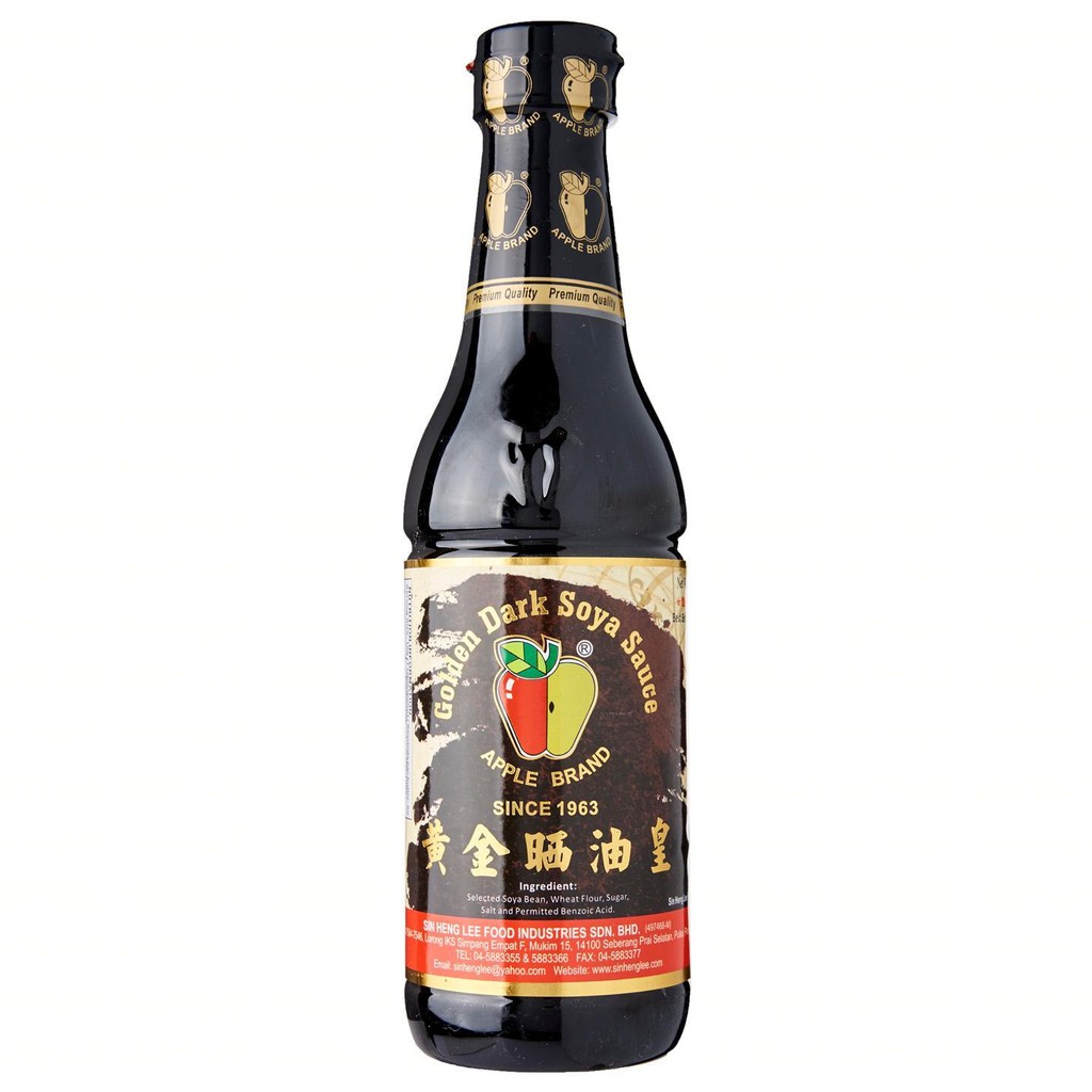 Apple golden dark soya soy sauce 800g 黄金晒油皇